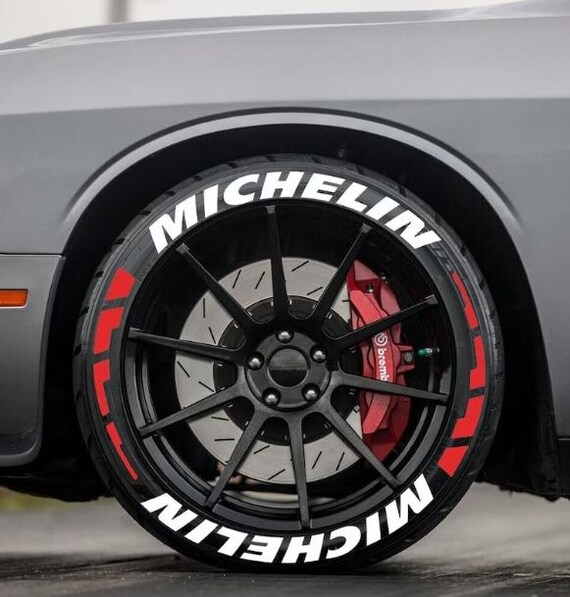 タイヤレタリング ミシュラン ストライプ タイヤステッカー 16インチ