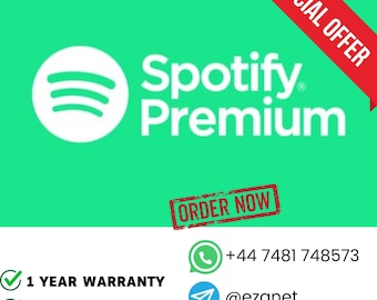 Spotify Premium || Spotify Premium-account voor 12 maanden || Aanbieding eindigt binnenkort