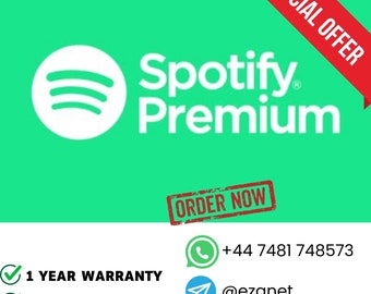 Spotify Premium || Compte premium spotify pendant 12 mois || L'offre se termine bientôt