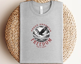 Memorial Day Shirt - Patriotic Remembrance T-Shirt, Honoring Military Service, Thoughtful Gift for Veterans - US Freedom Tee