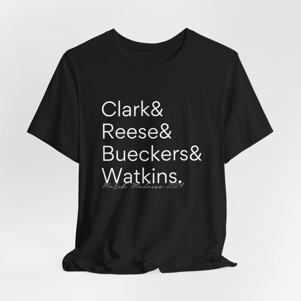 2024 Women's Basketball Legends Tee - Clark, Reese, Bueckers, Watkins Shirt - Elite Four Stars Tribute