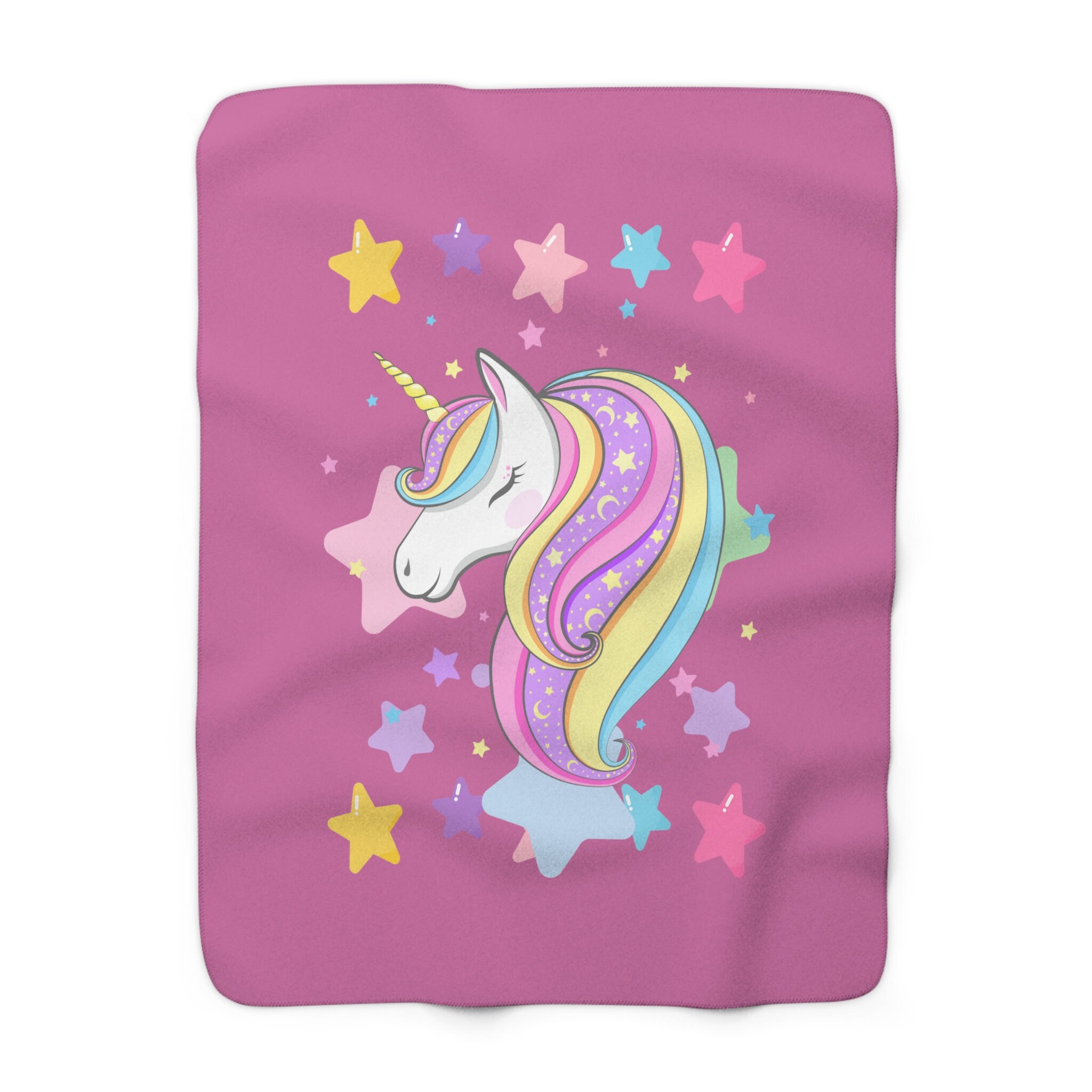 Unicorn Blanket Sherpa Fleece Blanket Plush Fleece Blanket Unicorn Gift