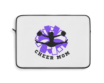 Cheer Mom cute laptop sleeve mothers day gift laptop cover mom life happy mothers day sports mom football cheer mom era senior cheer mom