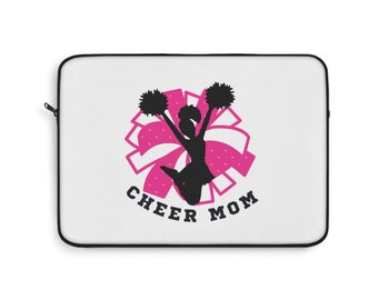 Cheer Mom cute laptop sleeve mothers day gift laptop cover mom life happy mothers day sports mom football cheer mom era senior cheer mom