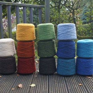 Merino yarn, Soft donegal tweed yarn, irish tweed knitting yarn, pure wool, fingering weight, 50 gm knitting wool, natural weaving yarn