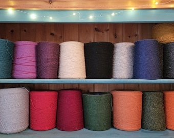 Shetland 4 ply yarn, Scottish Shetland knitting yarn, pure wool, fingering weight, 2 ply knitting wool, natural weaving yarn