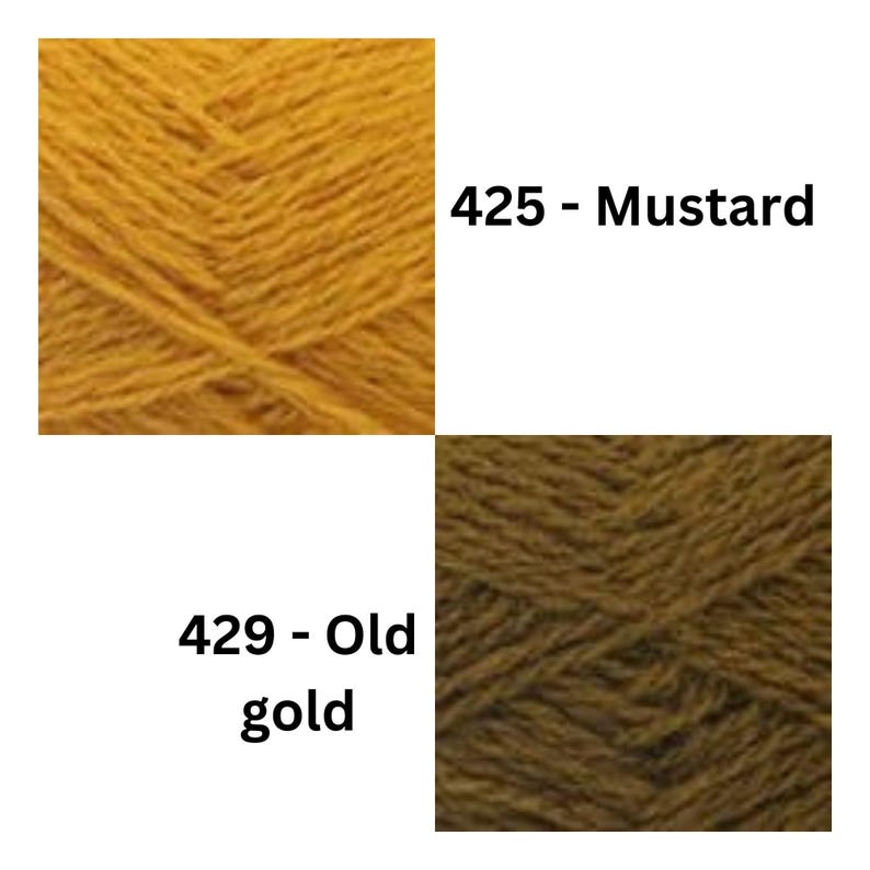 Shetland 4 ply yarn, Scottish Shetland knitting yarn, pure wool, fingering weight, 2 ply knitting wool, natural weaving yarn image 2