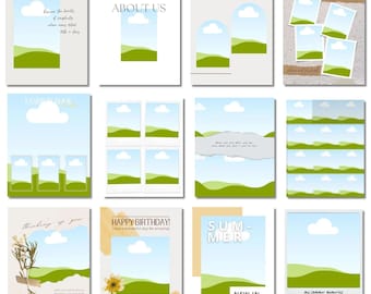 Instagram Post Templates – Modern Social Media (Digital Download)