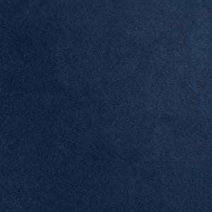 May include: A solid navy blue fabric with a textured surface. The material has a soft, suede-like appearance. The color is a deep, saturated shade of blue, suitable for various textile projects.