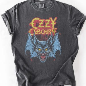 Ozzy Osbourne Comfort Colors T-shirt: Vintage Rock Tee, Metal Fan