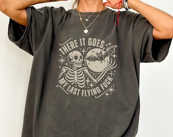 Funny Skeleton Halloween Shirt, Sarcastic Graphic Tee