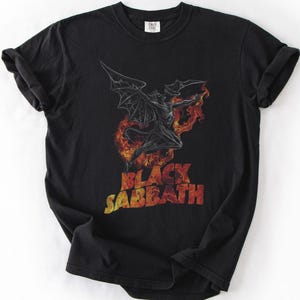 Ozzy Osbourne Black Sabbath Comfort Colors Tee: Vintage Rock Shirt