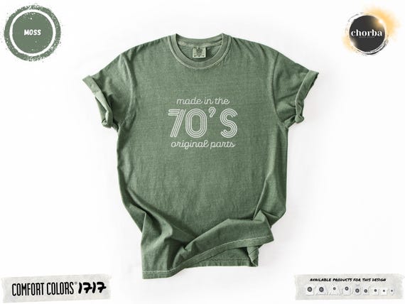 Made in the 70s T-Shirt: Gen X Birthday Gift, Retro Vintage Tee