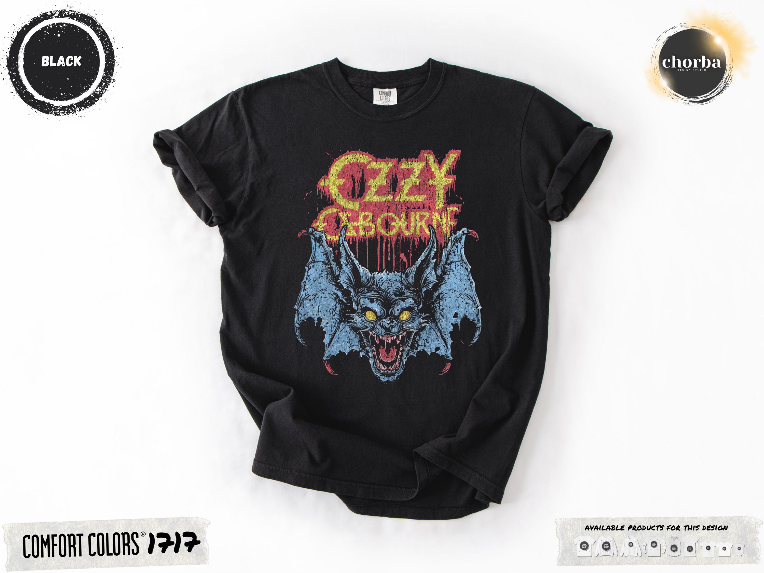 Ozzy Osbourne Comfort Colors T-shirt: Vintage Rock Tee, Metal Fan