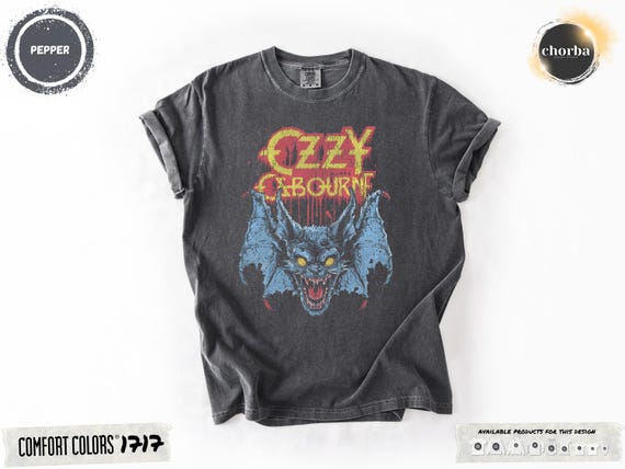 Ozzy Osbourne Comfort Colors T-Shirt: Vintage Rock Tee, Metal Fan Gift