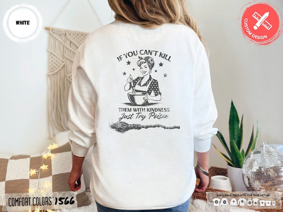 Funny Witchy Graphic Tee - Retro Humor, Sarcastic Gift