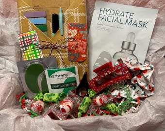Christmas Romance Blind Date With a Book Gift Box -Self Care and Pampering Goods