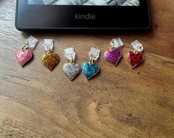 Kindle Dust Plug Charm: Bookish Port Protector Accessory