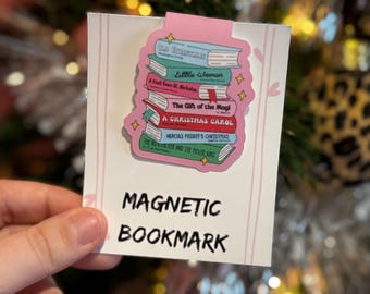 Christmas Book Magnetic Bookmark