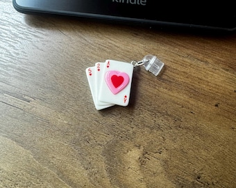 Kindle Dust Plug Charm: Bookish Port Protector