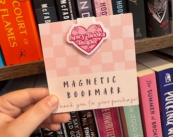 Spicy Books Reader Magnetic Bookmark