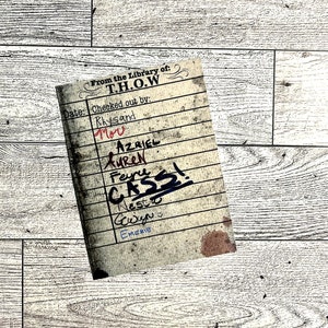 ACoTaR Library Checkout Bookmark - Officially Licensed, Rhysand, Feyre, Cassian