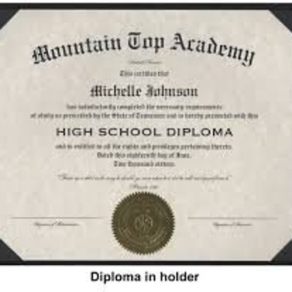 Make Your own diploma Print-out file