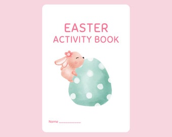 Easter Activity and Coloring Book - Downloadable and Printable