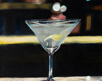 Martini original oil painting
