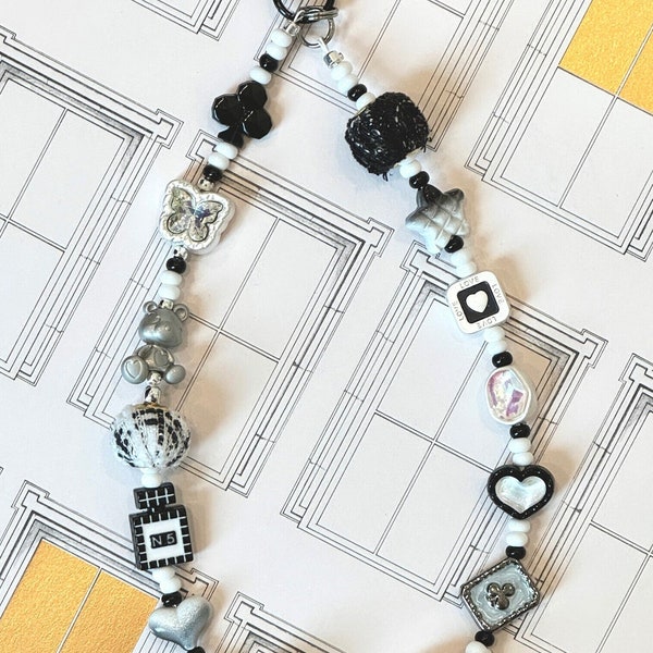 Monochrome Chic Handmade Charm