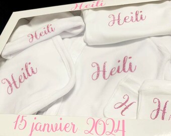 Coffret Pyjama Bébé COTON: Douce Nuit (5 pièces)