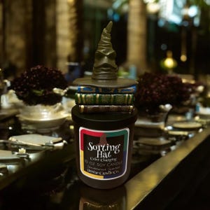 Sorting Candle - 10 oz Soy Wax HP Themed Candle - Changes Color!