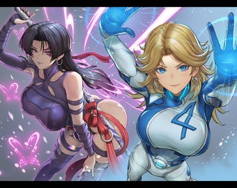 Sue and Psylock Rivals Poster