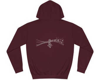 Sudadera con capucha de recién casados (unisex)