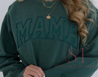 Personlig broderad mammatröja: Komfortfärger med monogrammerade mammakläder