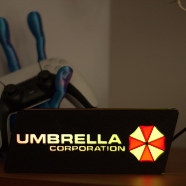 Umbrella Corporation Logo Light - Resident Evil Themed Decor