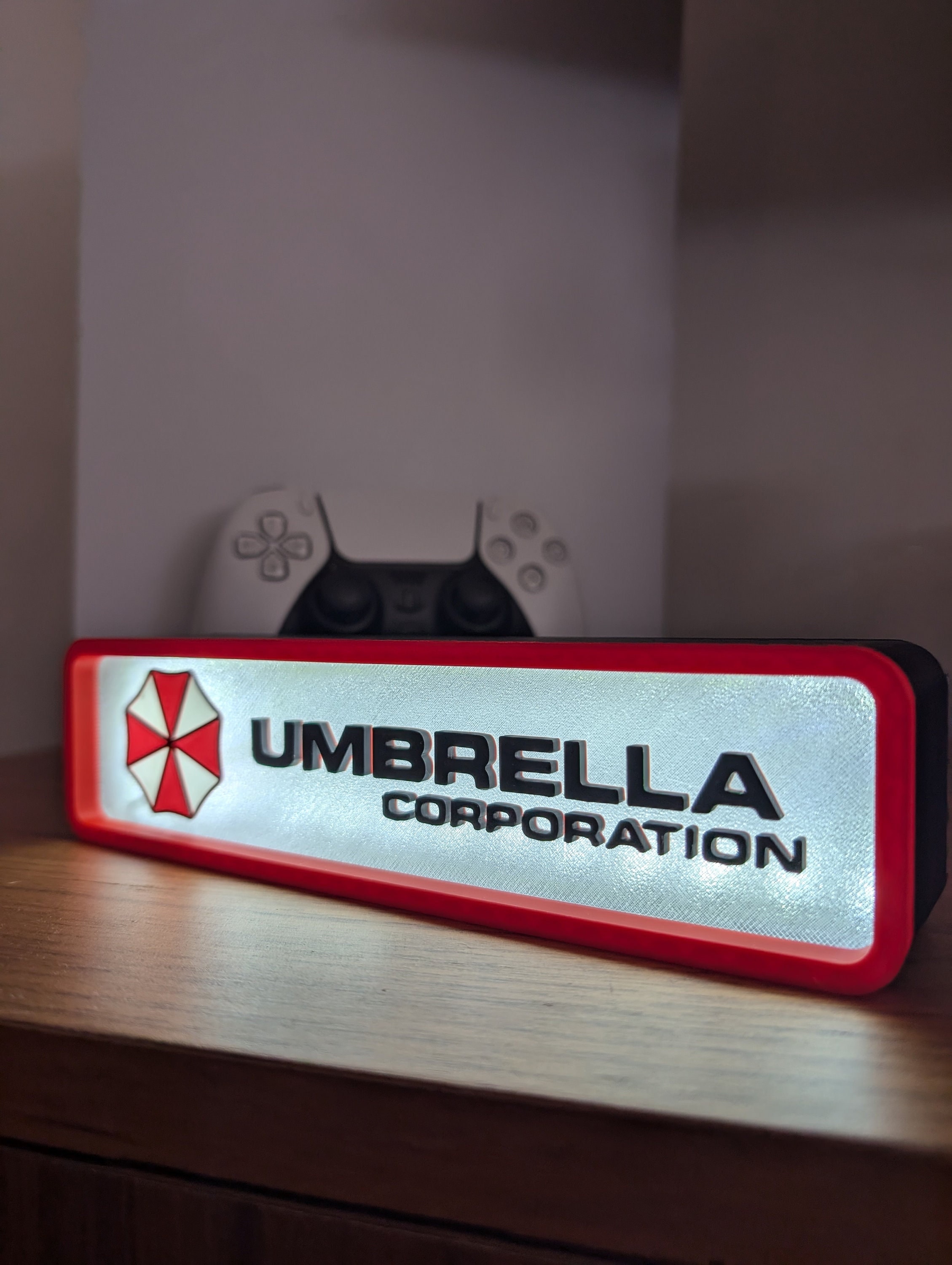 Customizable Umbrella Corp LED Sign - Resident Evil Desk Decor - Etsy