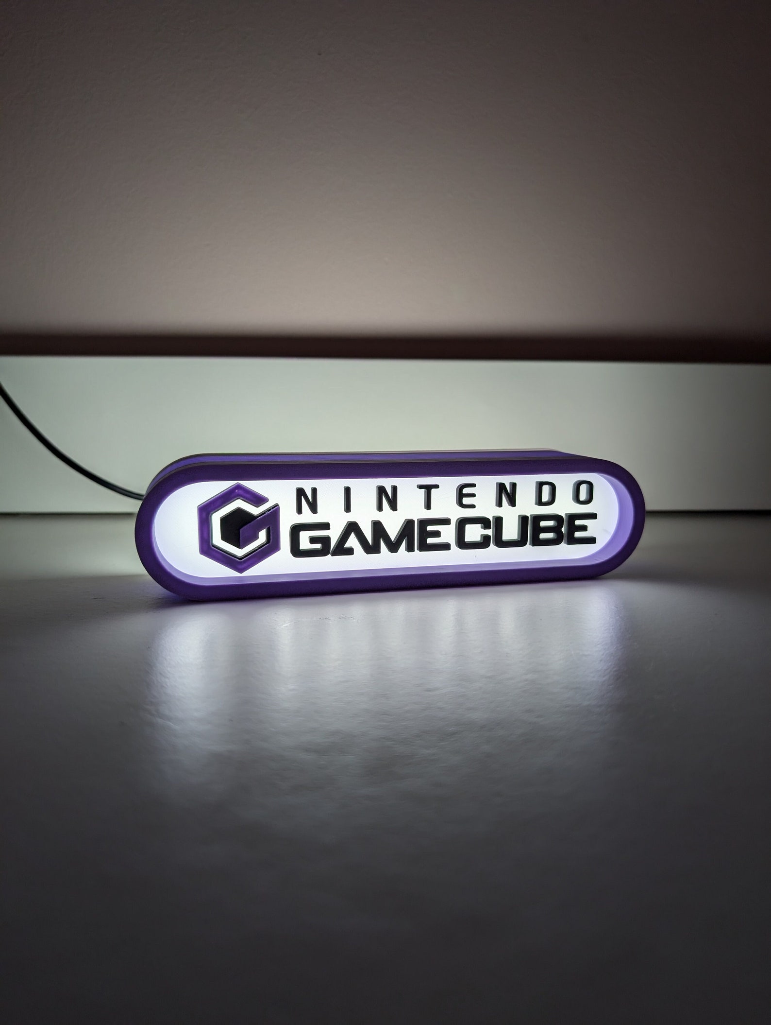 Illuminate Your Space With the Nintendo Gamecube Logo LED Sign - Etsy