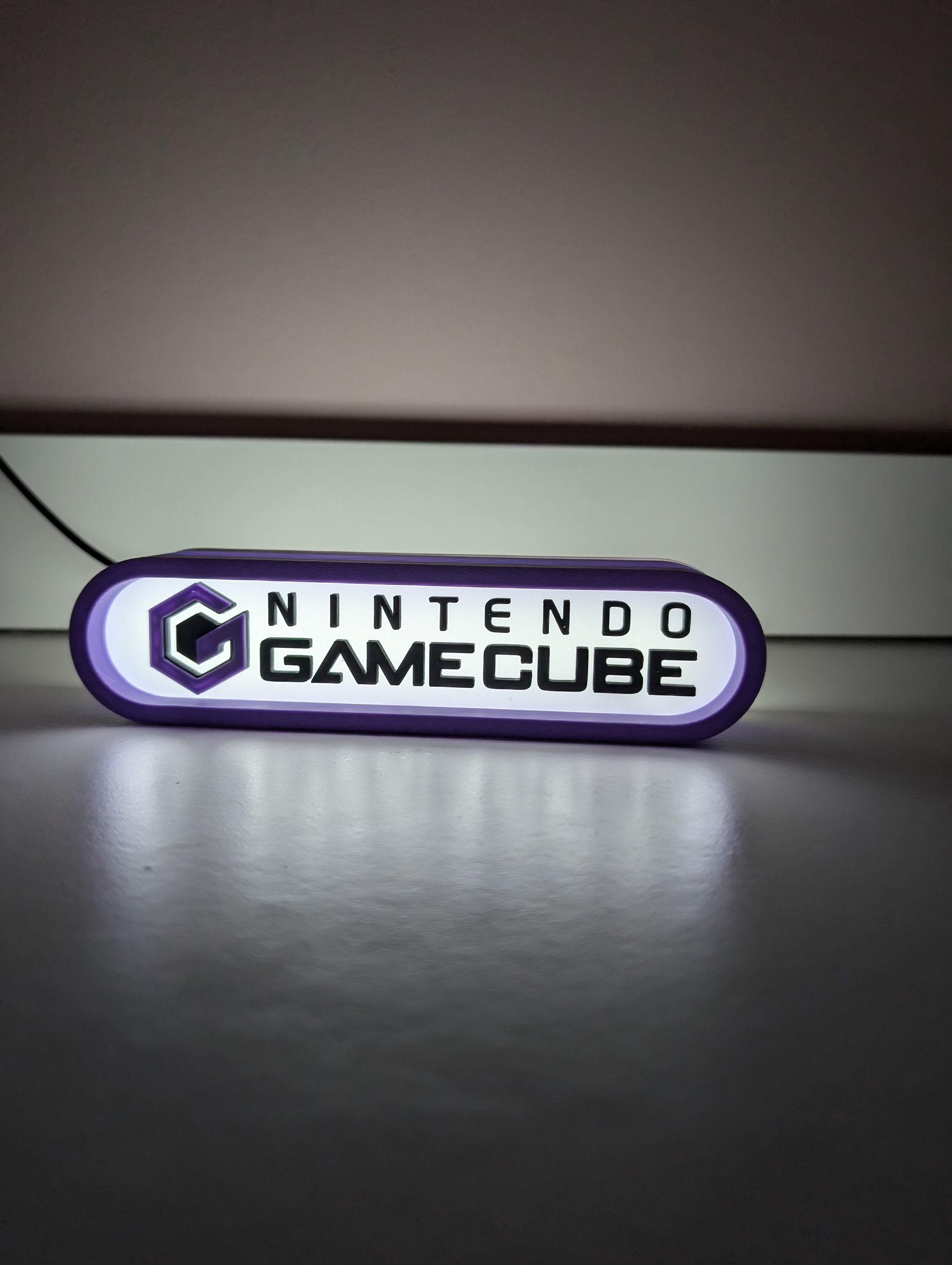 Illuminate Your Space With the Nintendo Gamecube Logo LED Sign - Etsy