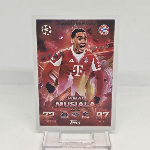jamal musiala limited edition card Football Trading Card Chrome-Jamal Musiala-Germany-Panini Adrenalyn XL Fifa  World Cup 2026-LE40-Limited Edition