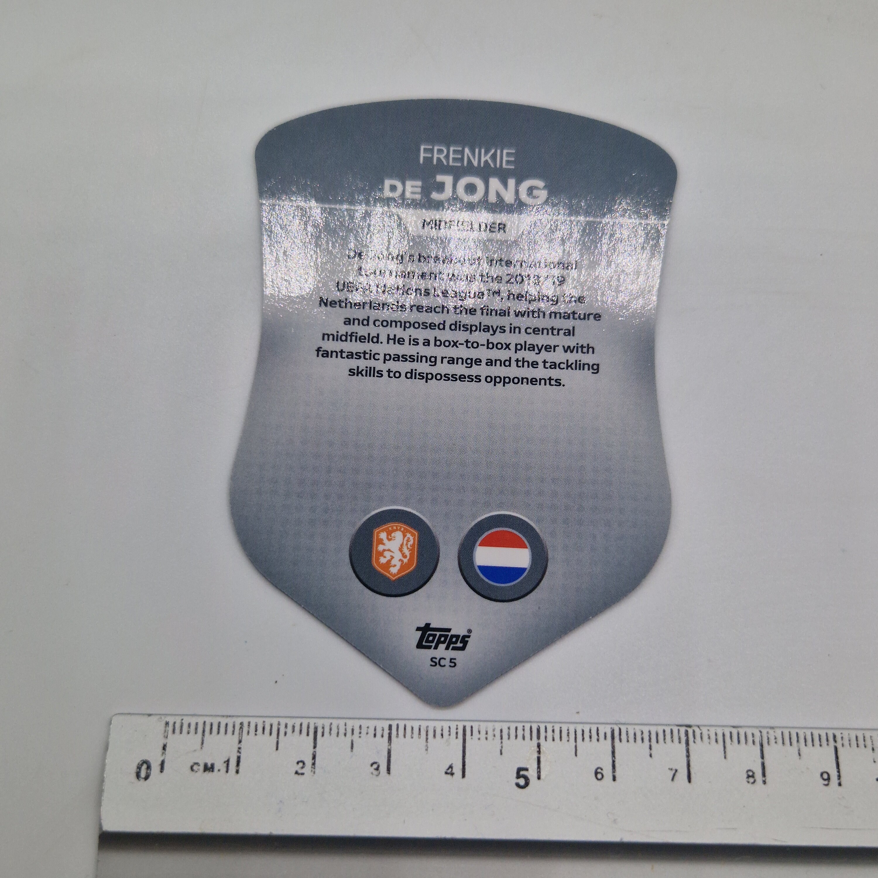 EURO2024 デ・ヨング Euro 2024 EURO LIMITED de Jong footballcards