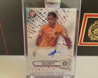 Cody Gakpo AUTO Topps Pristine Euro 2024. Netherlands. Soccer Card