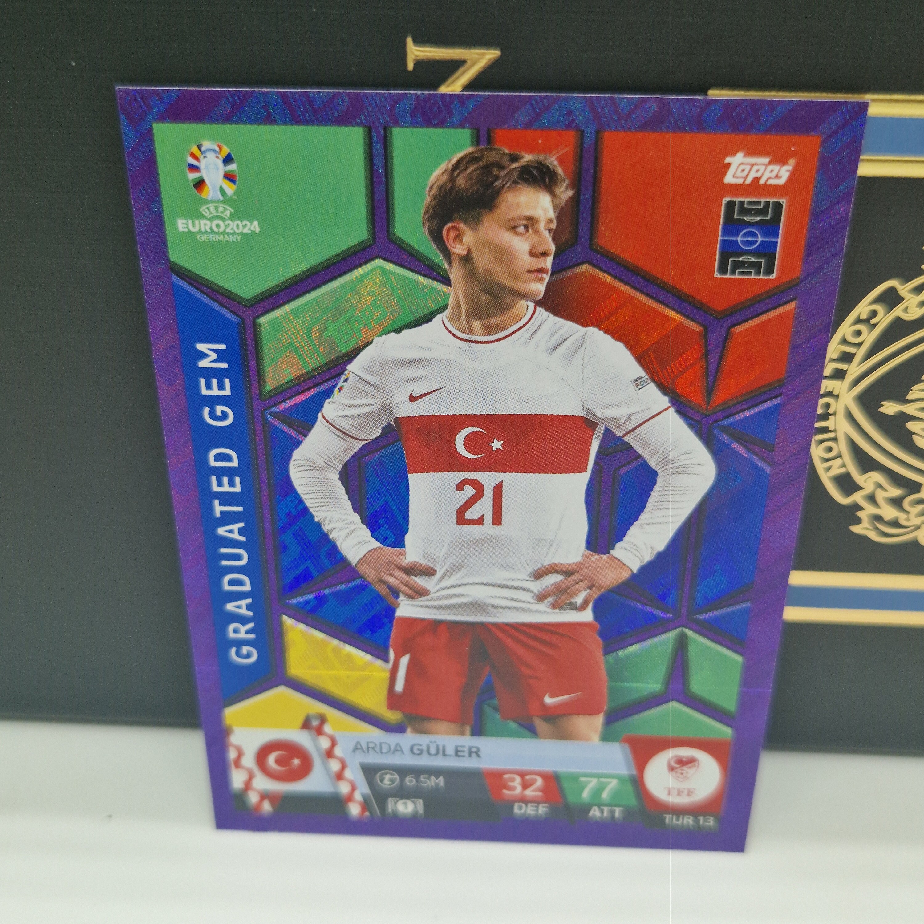 topps soccer euro サファイア アルダ・ギュレル サインカード （2024 