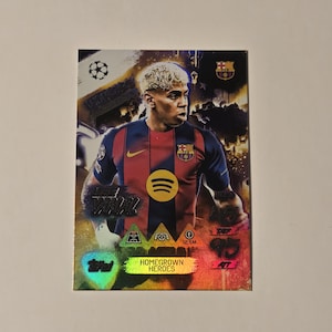 CARD TOPPS MATCH ATTAX EURO 2024 ROOKIE BREAKTHROUGH BALLER LAMINE YAMAL # BB U5