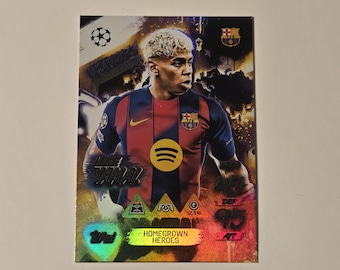 Lamine Yamal "Worldies Limited Edition" Topps Match Attax 25/26. Carta collezionabile. Carta da calcio. Spedizione combinata. Barcellona