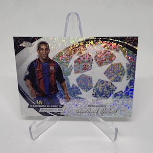 Ronaldinho "Starball Debut" Topps Chrome 23/24. Barcelona. Soccer card. Trading card. Combined shipping. Read info.