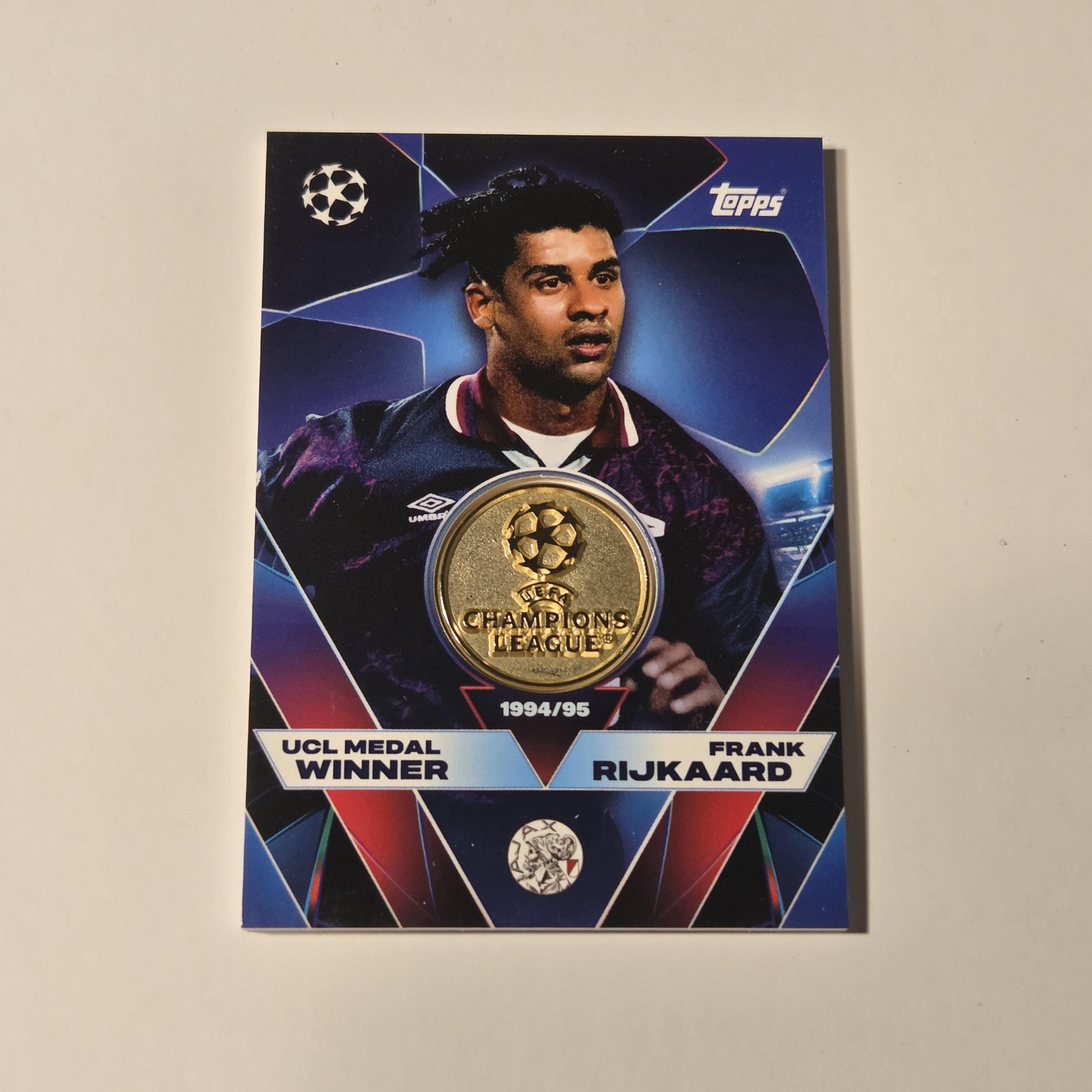 フランク・ライカールト UCLメダル受賞者 レリック Topps Match Attax