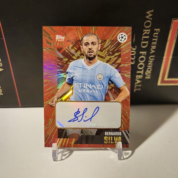 Bernardo Silva AUTO 08/10ex! Topps Gold 23/24. Manchester City
