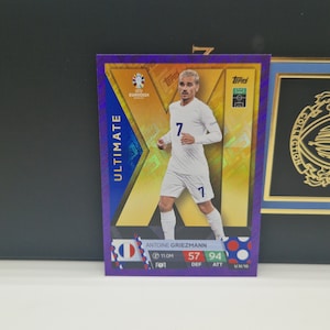 Antoine Griezmann , Violet « XI Ultimate », Topps Match Attax Euro 2024. France. Carte de football. Carte à collectionner. Expédition combinée. Lisez les informations.
