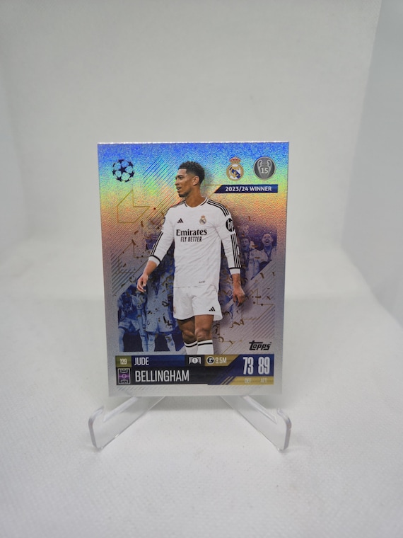 ジュード・ベリンガム「チャンピオンズ・レインボー・フォイル」Topps